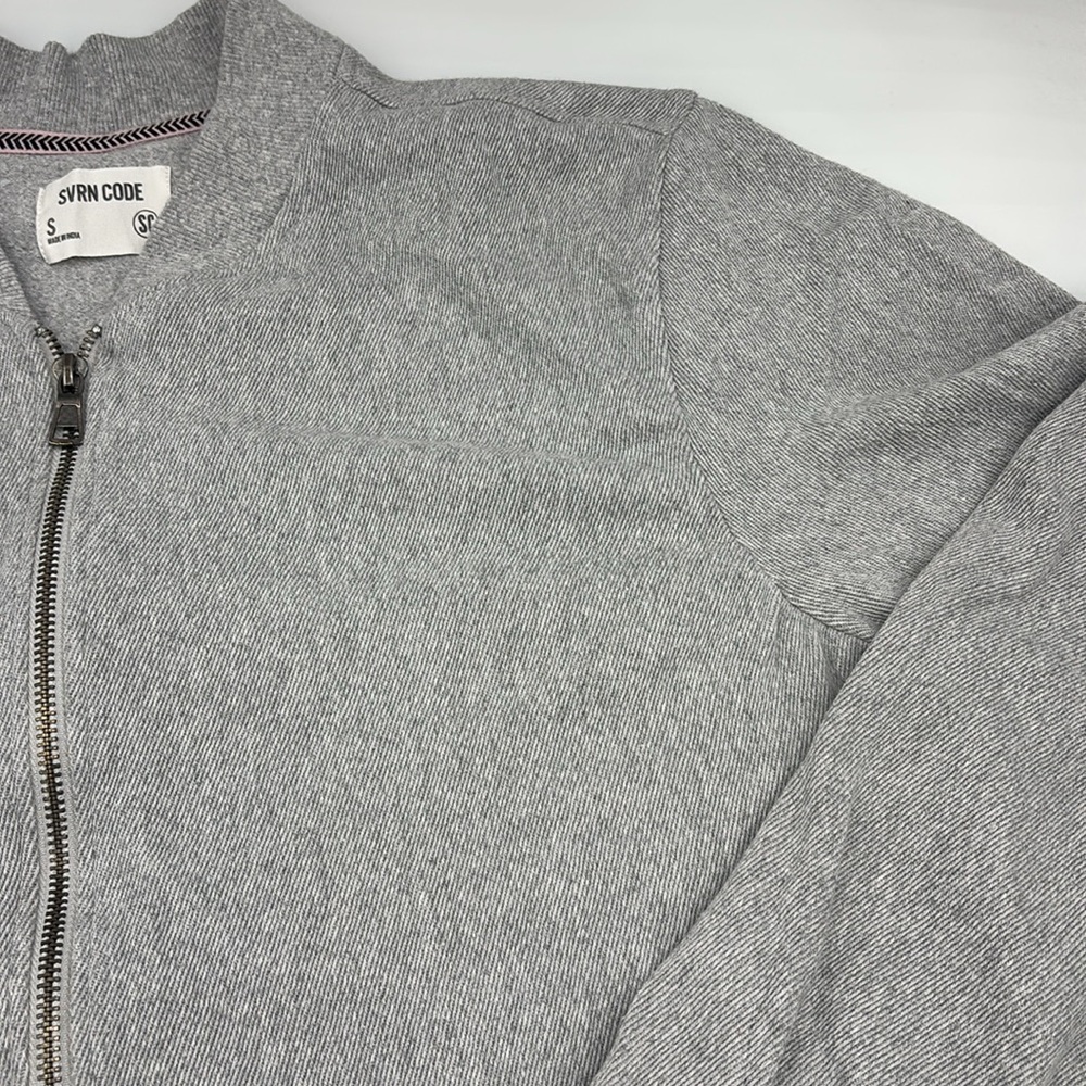 SVRN Code Sovereign Code Chaser Jacket in Heather Grey - Picture 2 of 7